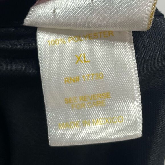 Vintage Gilligan & O'Malley Black Satin Nightgown XL - Picture 4 of 5